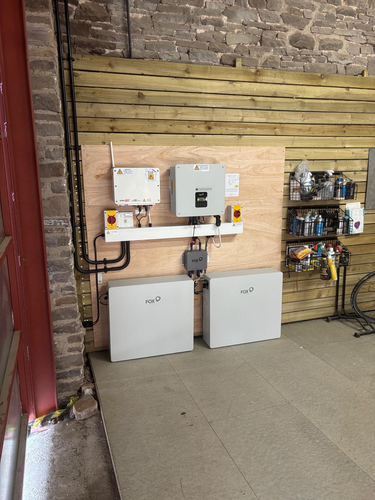 example of Battery Storage in South Wales